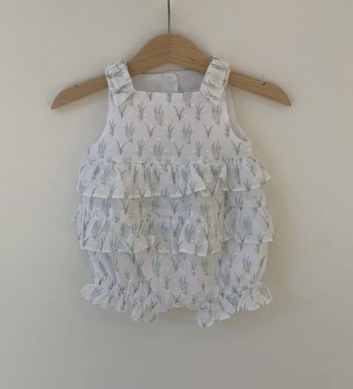 Patachou jumpsuit lavendel aqua groen