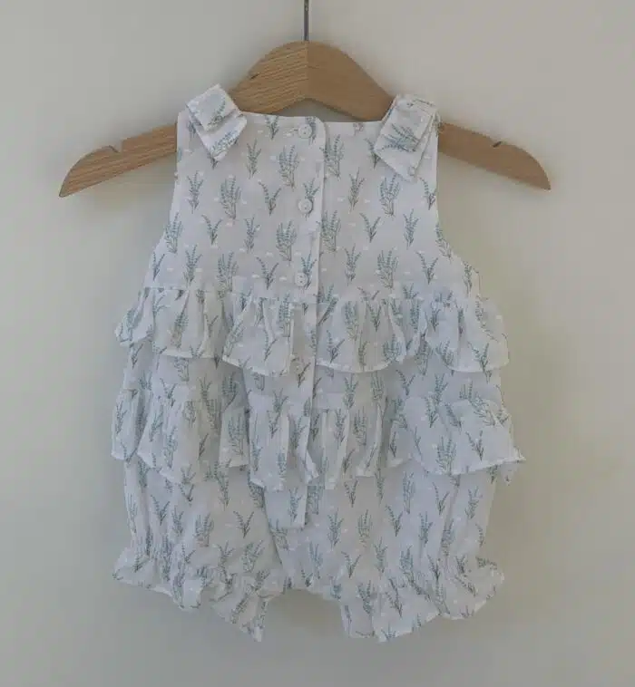 Patachou jumpsuit lavendel aqua groen - Afbeelding 2