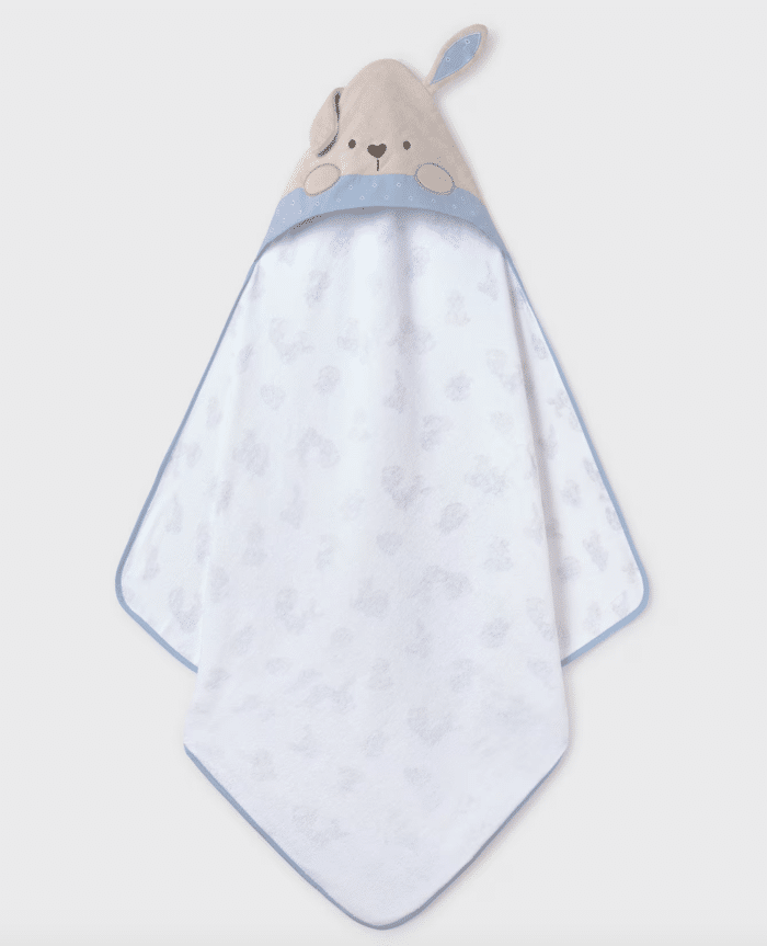 SALE Mayoral baby badcape konijn blauw