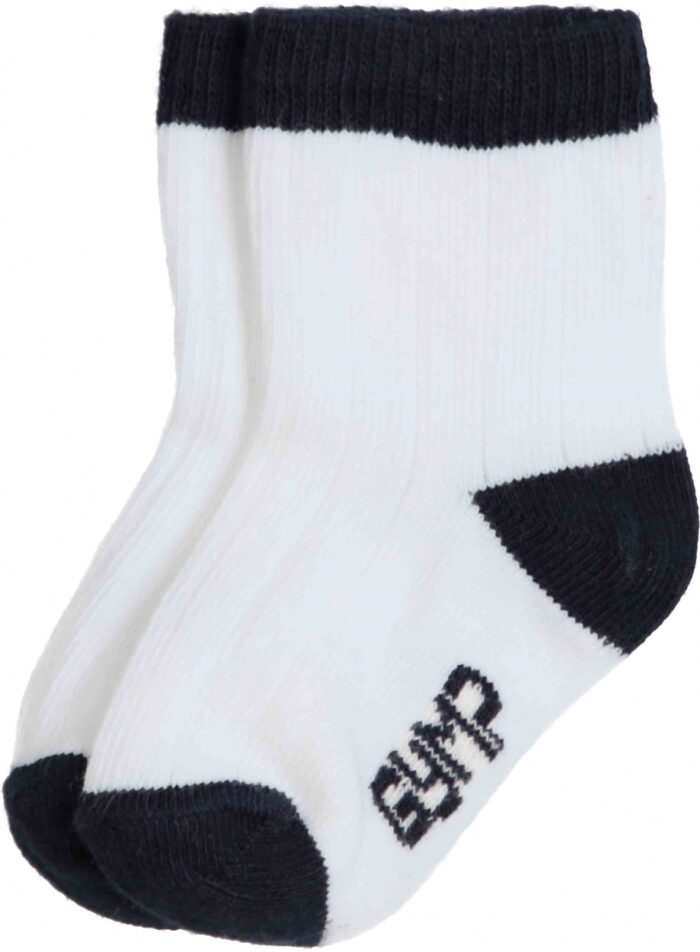 Gymp boys sokken wit/d.blauw