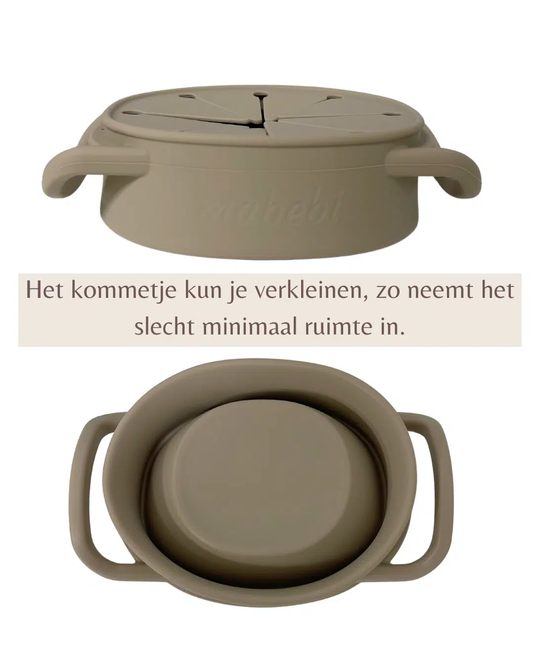 Mabebi edessa snackkom beige - Afbeelding 3