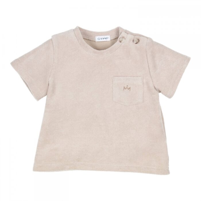 Gymp shirt badstof beige