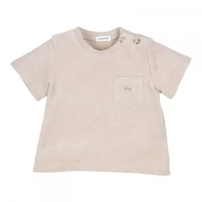Gymp shirt badstof beige