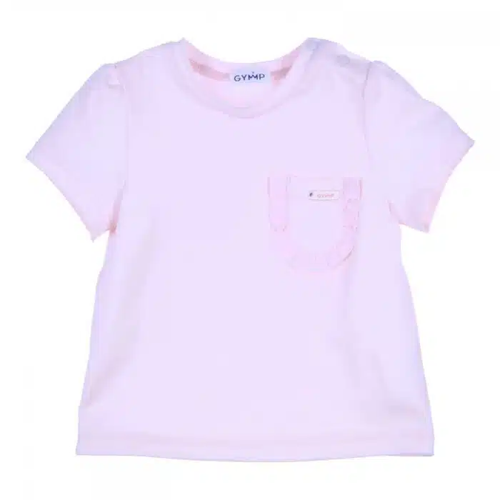 Gymp t-shirt roze/linnen