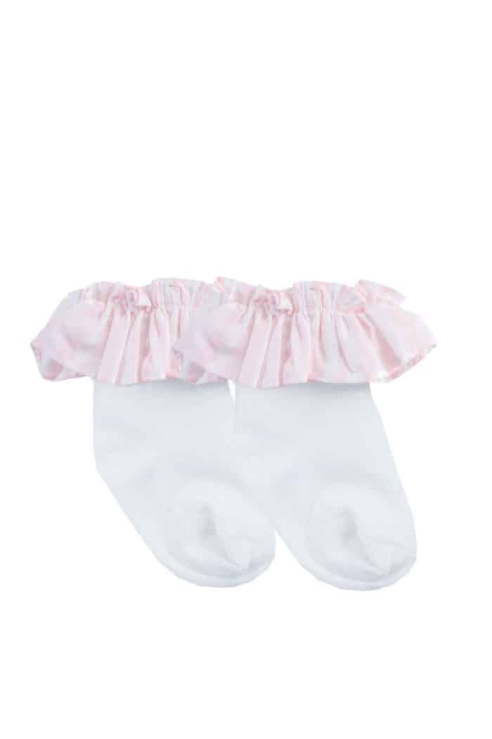 Patachou sokken roze/streep - Afbeelding 3