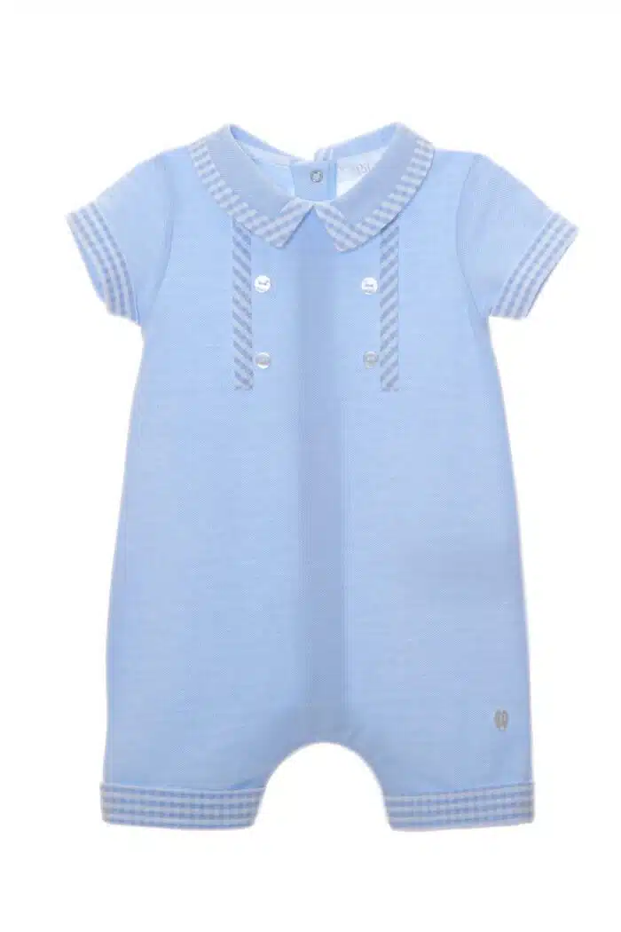 Patachou kort pakje met ruit blauw