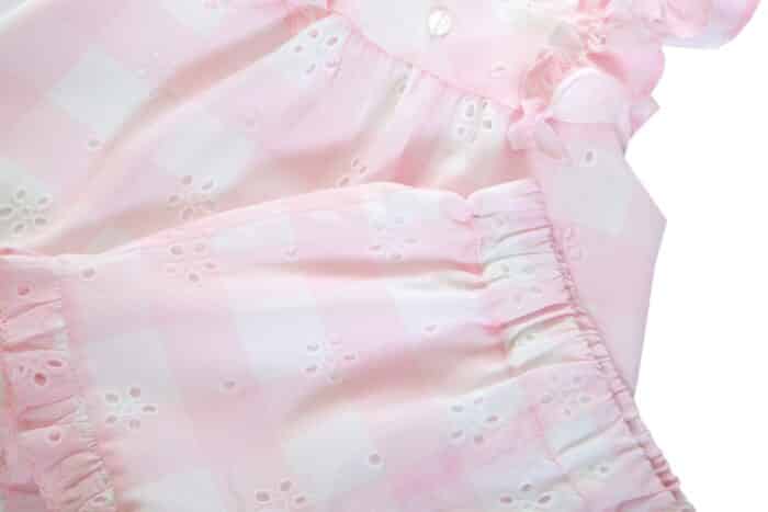 SALE Patachou kort setje roze/ruit - Afbeelding 3