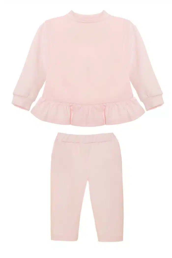Patachou joggingpak met strikken roze - Afbeelding 3