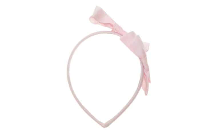 Patachou diadeem met strik roze - Afbeelding 3
