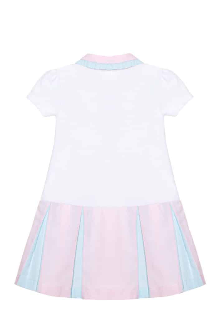 Patachou polo jurk wit/multicolour - Afbeelding 3