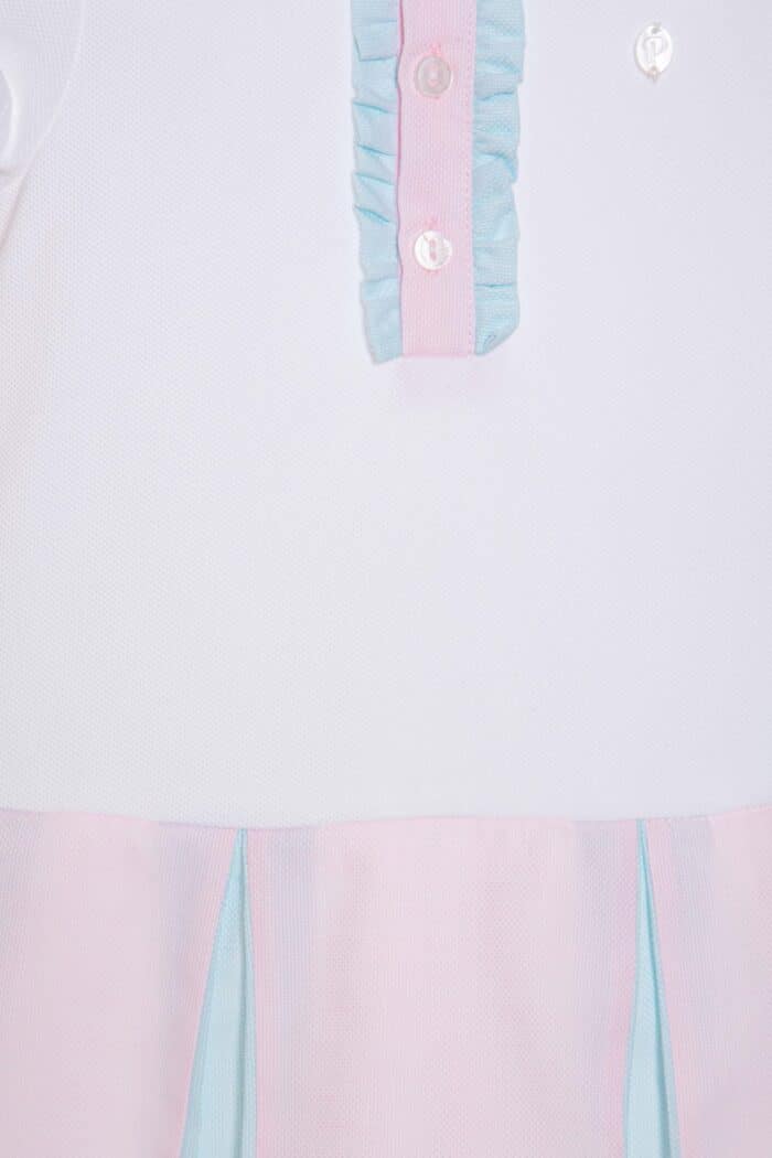 Patachou polo jurk wit/multicolour - Afbeelding 2