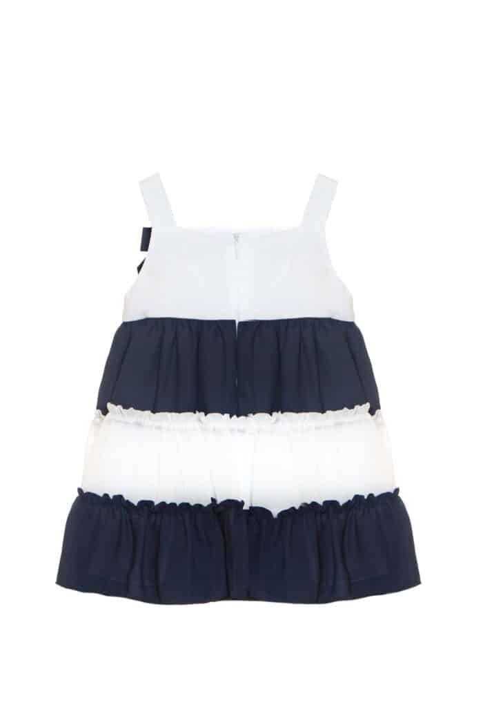 Patachou jurkje d.blauw/wit - Afbeelding 2