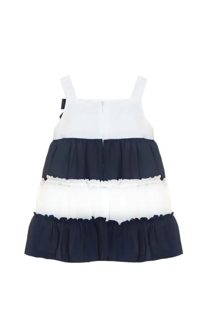 Patachou jurkje d.blauw/wit - Afbeelding 2