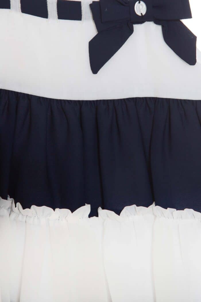 Patachou jurkje d.blauw/wit - Afbeelding 3