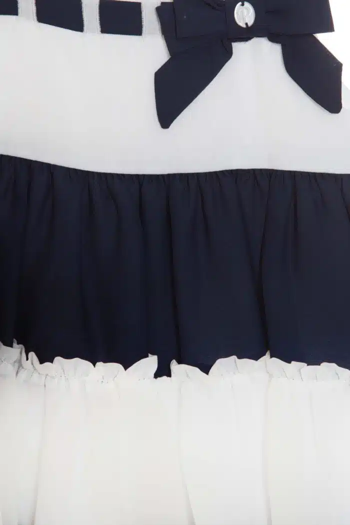 Patachou jurkje d.blauw/wit - Afbeelding 3