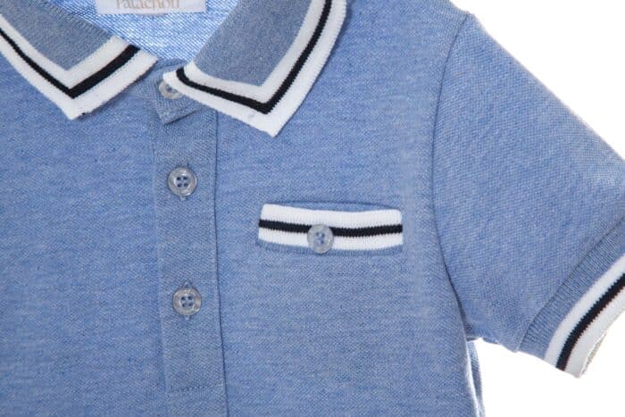 Patachou boys polo jeans blauw - Afbeelding 2