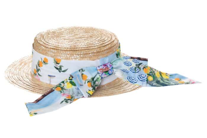 Patachou hoed amalfi print