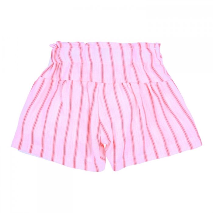 SALE Gymp short met streep neon/roze - Afbeelding 2