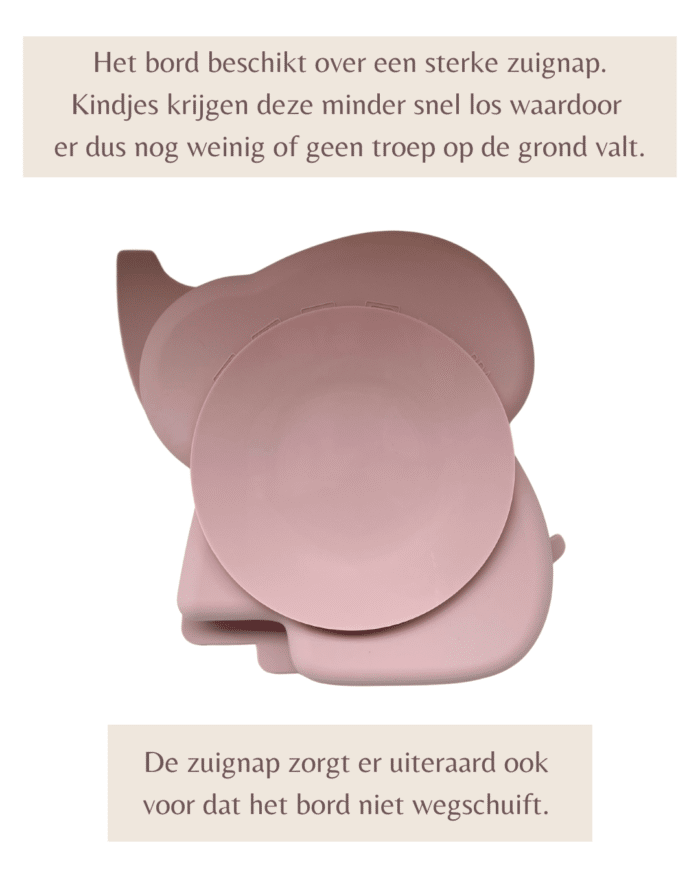 Mabebi pinnawala verdeelbord roze - Afbeelding 3
