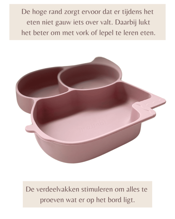 Mabebi pinnawala verdeelbord roze - Afbeelding 2