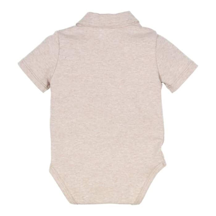 Gymp romper korte mouw beige - Image 2