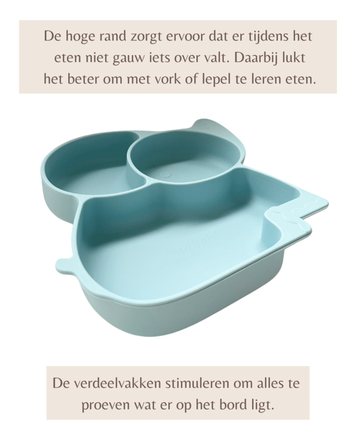 Mabebi pinnawala verdeelbord blauw - Afbeelding 3