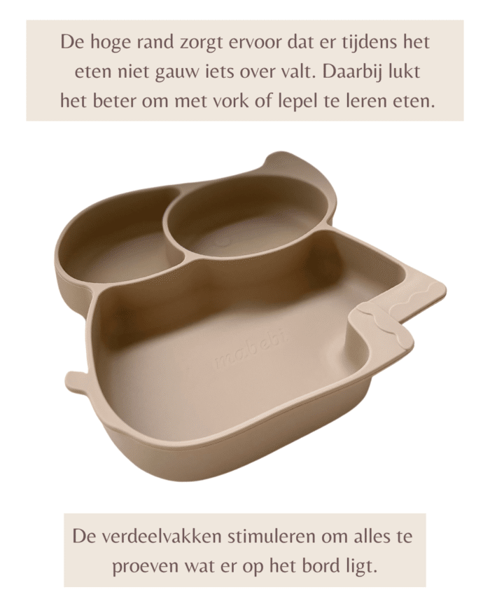 Mabebi pinnawala verdeelbord beige - Afbeelding 2