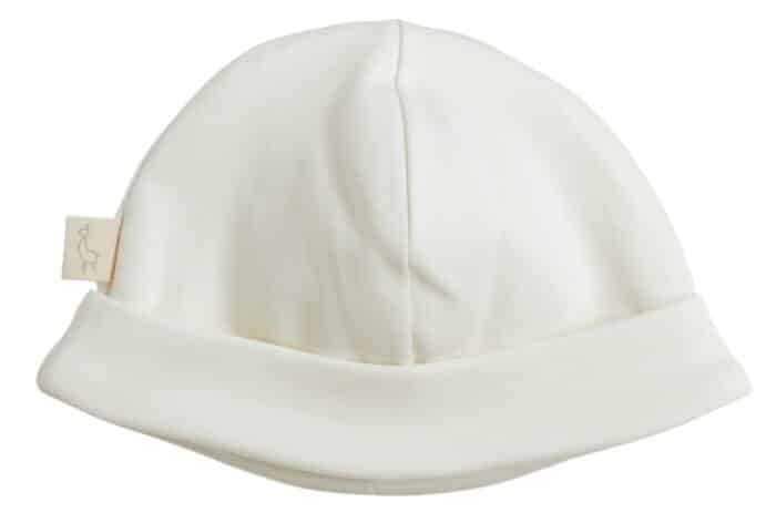 Baby gi basis mutsje katoen creme