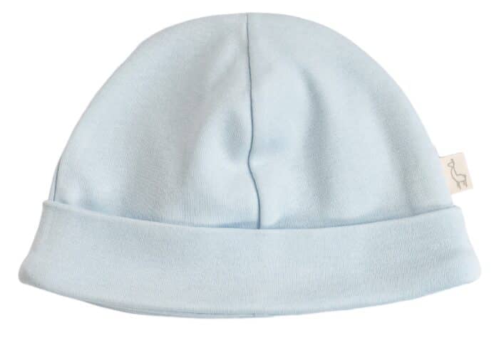 Baby gi basis mutsje katoen blauw
