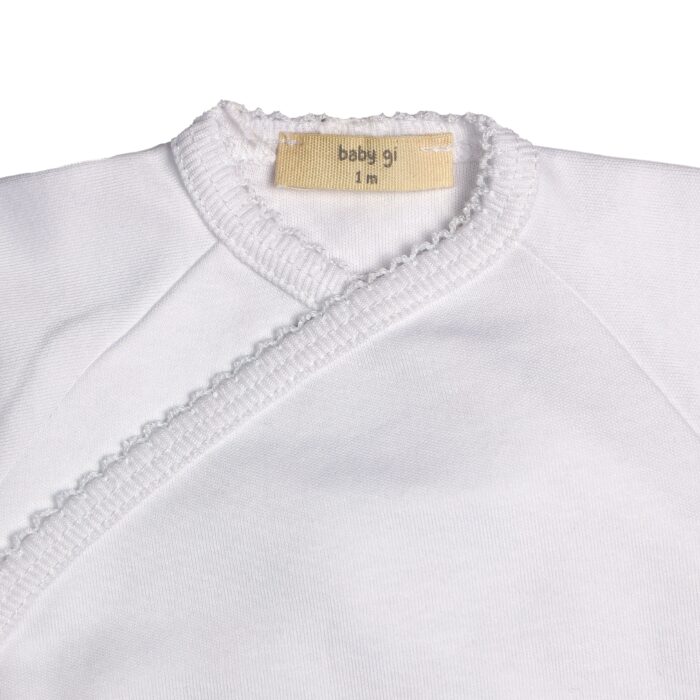 Baby gi basis romper wit - Afbeelding 2