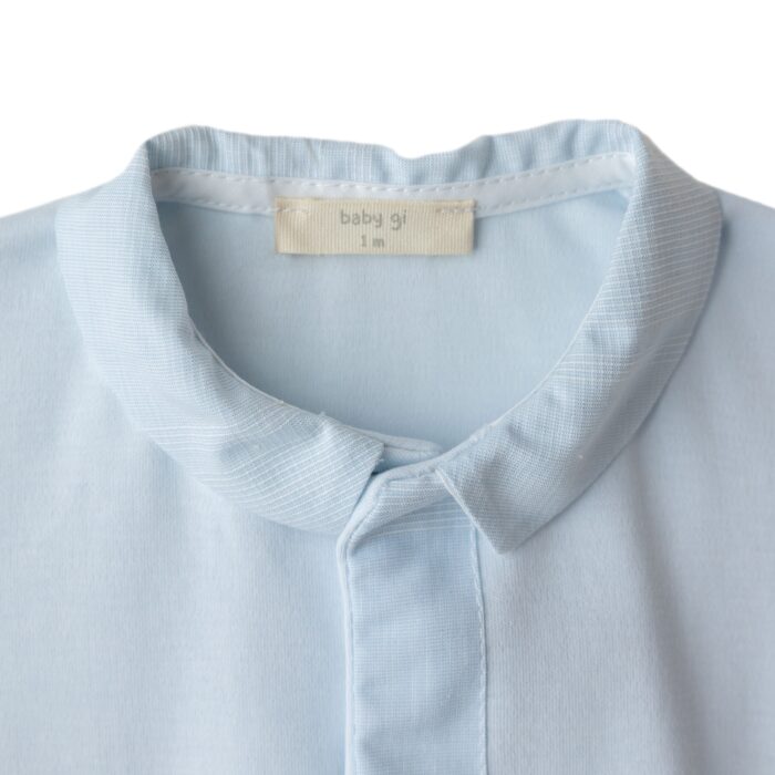 Baby gi boxpak met kraag blauw (BGC53B) - Afbeelding 2