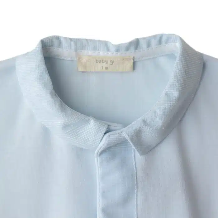 Baby gi boxpak met kraag blauw (BGC53B) - Afbeelding 2