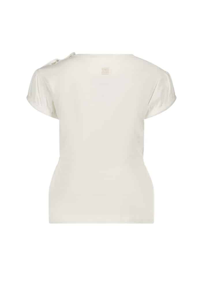 Le chic t-shirt met pop off white/cappucino - Afbeelding 2