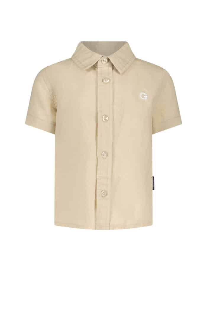 SALE Le chic garçon linnen overhemd light sand