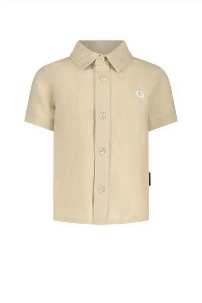 SALE Le chic garçon linnen overhemd light sand