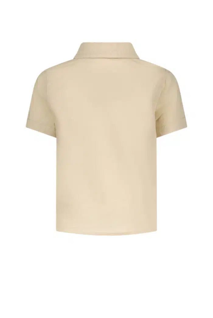 SALE Le chic garçon linnen overhemd light sand - Afbeelding 2