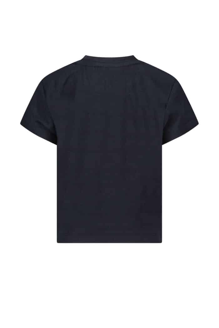 SALE Le chic garçon oversized t-shirt navy - Afbeelding 2