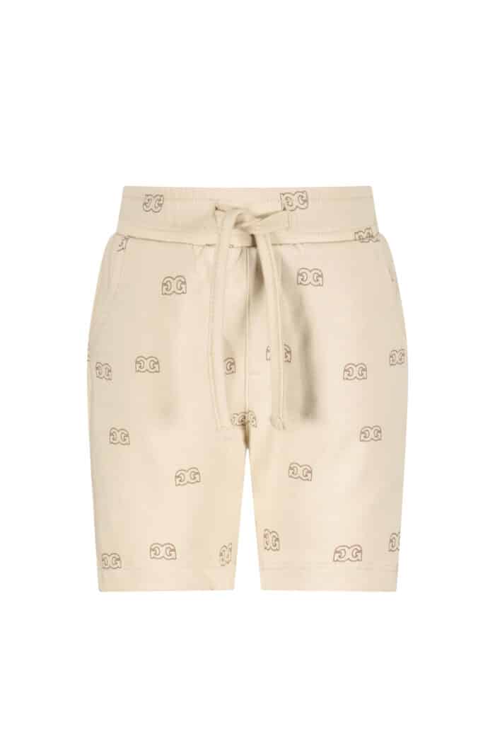 SALE Le chic garçon short all over print light camel