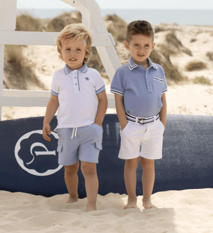 Patachou boys polo jeans blauw - Afbeelding 4