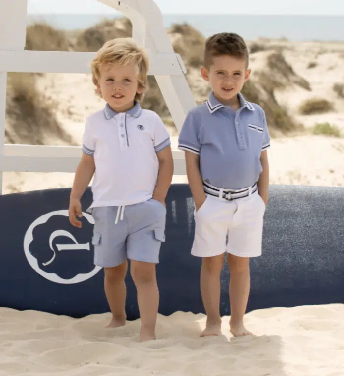 Patachou boys polo jeans blauw - Afbeelding 4