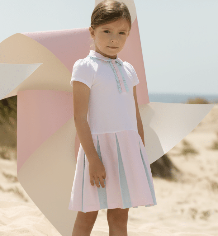 Patachou polo jurk wit/multicolour - Afbeelding 4