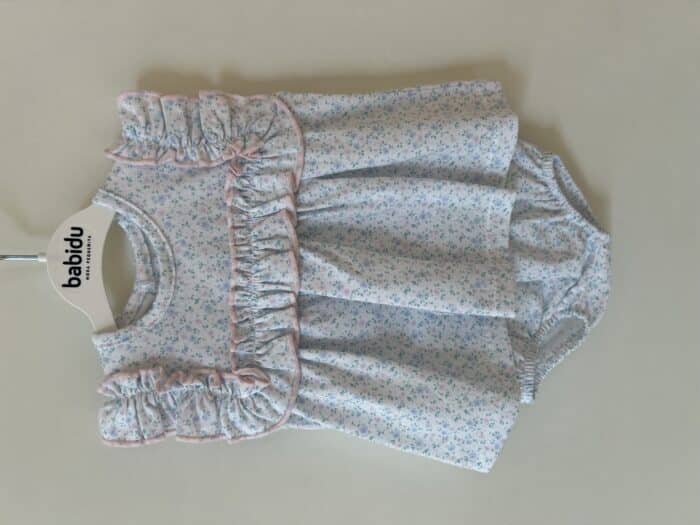 Babidu setje met bloemen print