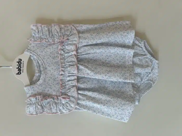 Babidu setje met bloemen print