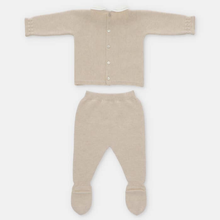 Martin Aranda gebreid pakje 10224 beige - Afbeelding 2