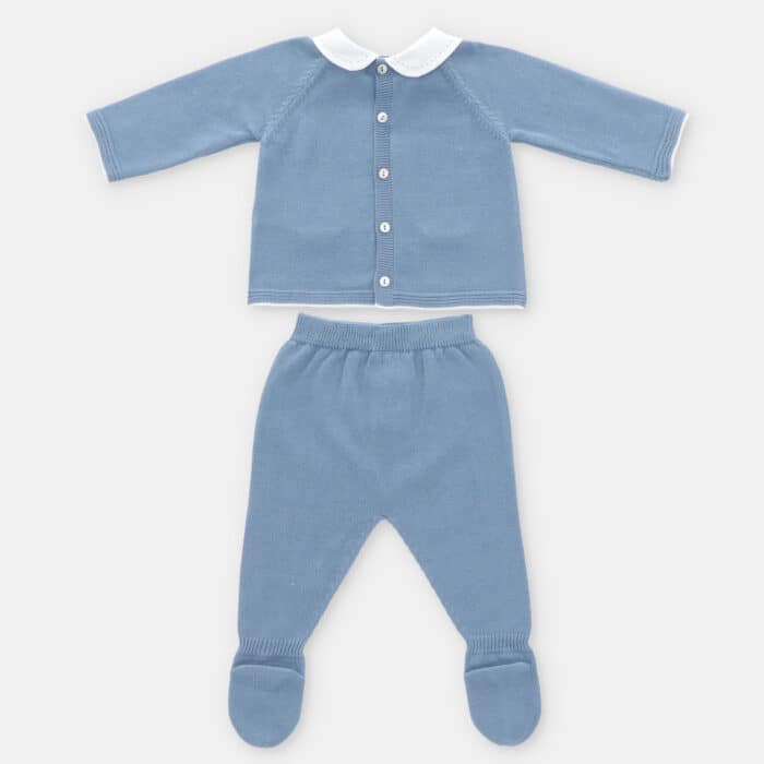 Martin Aranda gebreid pakje 10226 jeans blauw - Afbeelding 2
