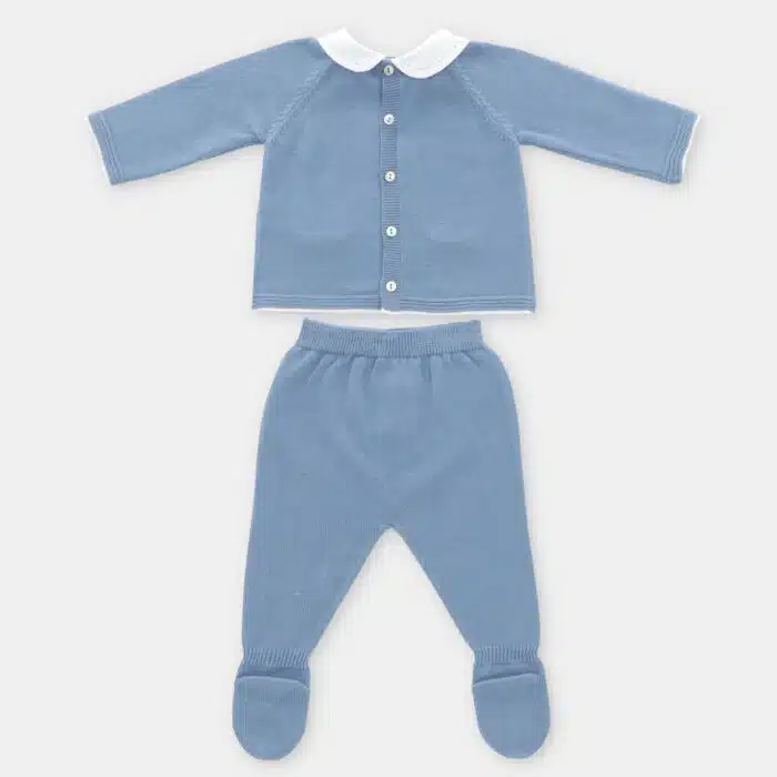 Martin Aranda gebreid pakje 10226 jeans blauw - Afbeelding 2