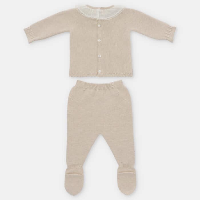SALE Martin Aranda gebreid pakje 11224 beige - Afbeelding 2