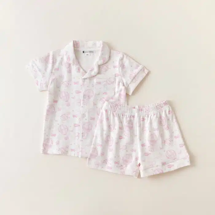 SALE House of bears korte pyjama luchtballon roze