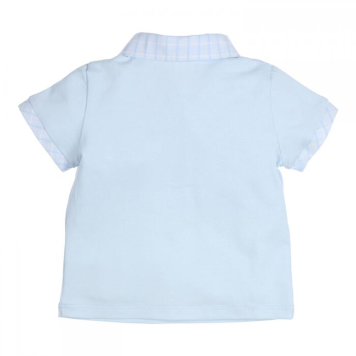 SALE Gymp polo blauw/ruit - Afbeelding 2