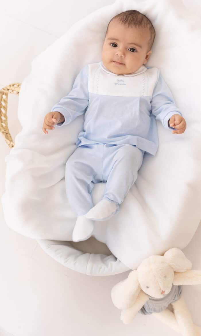 Tutto piccolo 2-delig pakje wit/blauw (7481) - Afbeelding 3